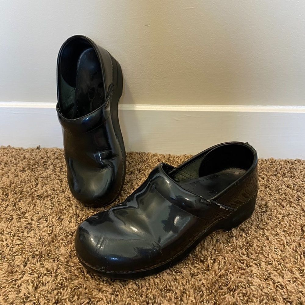 Dansko Iridescent Clogs